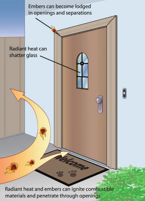 front door illustration.